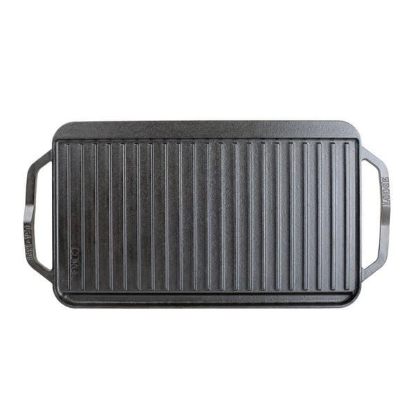 Chef Collection 49.53 x 25.4 Cm Cast Iron Reversible Grill/Griddle - LCDRG