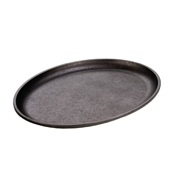 33.99 x 25.40 Cm Oval Cast Iron Serving Griddle - LJOSH3