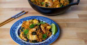 Ινδονησιακά Noodles (Mee Goreng) Στο Wok