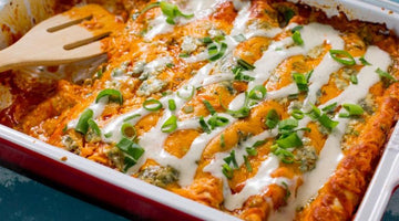  Με Κοτόπουλο Enchiladas & Buffalo umak