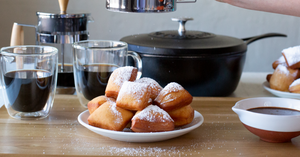 Buttermilk Beignets Με Σοκολάτα Ganache