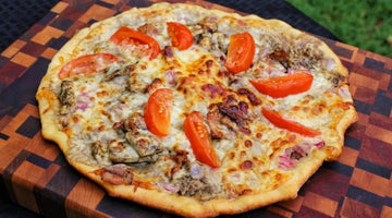 Pizza Con Pollo, Pancetta E Salsa Ranch 