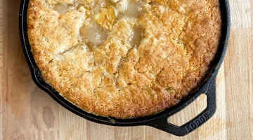 Cast Iron Peach Cobbler