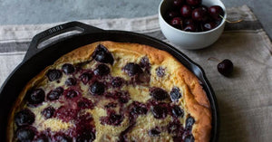 Γαλλική Τηγανίτα Με Κεράσια (Clafoutis)