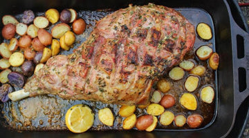 Leg of Lamb with Herb Butter