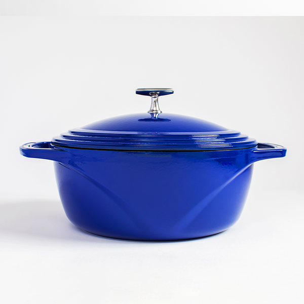 USA Enamel™ 7Lt  Enameled Cast Iron Dutch Oven, Smooth Sailing