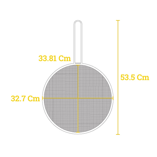 33 Cm Stainless Steel Splatter Screen