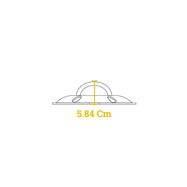 Padella per affumicatura in ghisa 16,51 cm. 