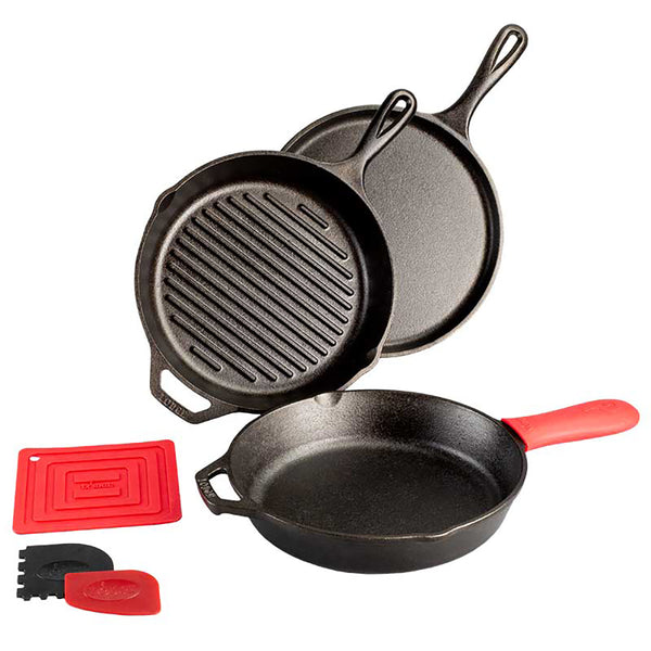 Essential Seasoned Cast Iron Pan Set