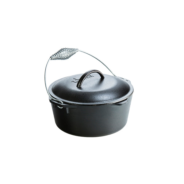 Μαντεμένιο Dutch Oven 4,73 lt | 26εκ. με μαντεμένιο καπάκι και ανοξείδωτη λαβή