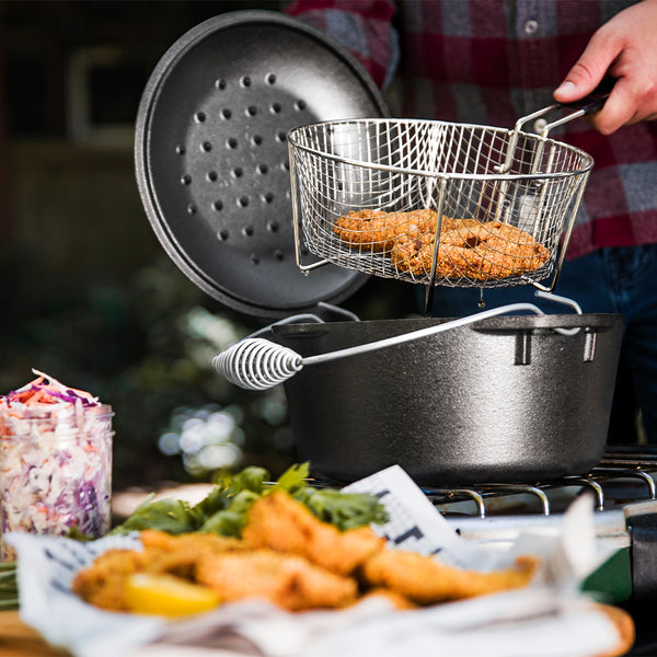 4.73 Lt | 26 Cm Cast Iron Dutch Oven With Bail Handle