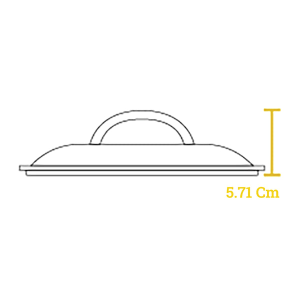 Forno olandese in ghisa 4,73 lt | 26 cm con tappo in ghisa e manico in acciaio inossidabile