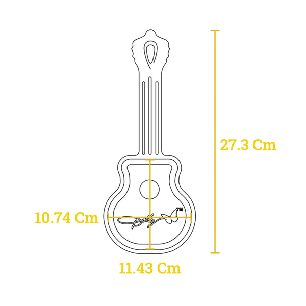  Kolekcija Dolly Parton - Rockstar Guitar Mini Skillet