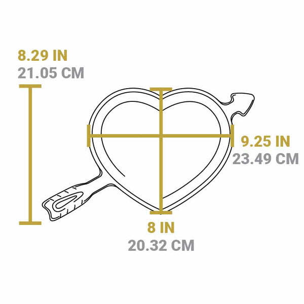 Dolly Parton Collection - "I Will Always Love You" - Μαντεμένιο Τηγάνι Σε Σχήμα Καρδιά