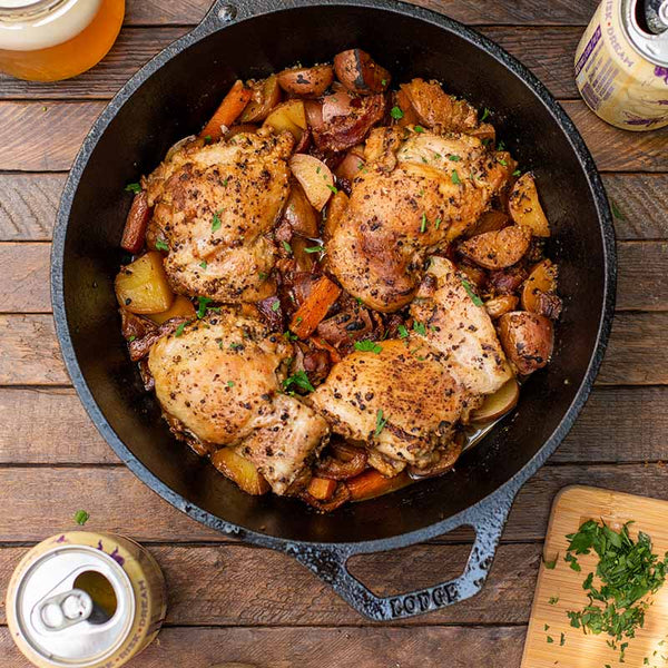 Wanderlust Series - Μαντεμένιο Βαθύ Τηγάνι 3lt Με Μαντεμένιο Καπάκι-Τηγάνι 26Cm