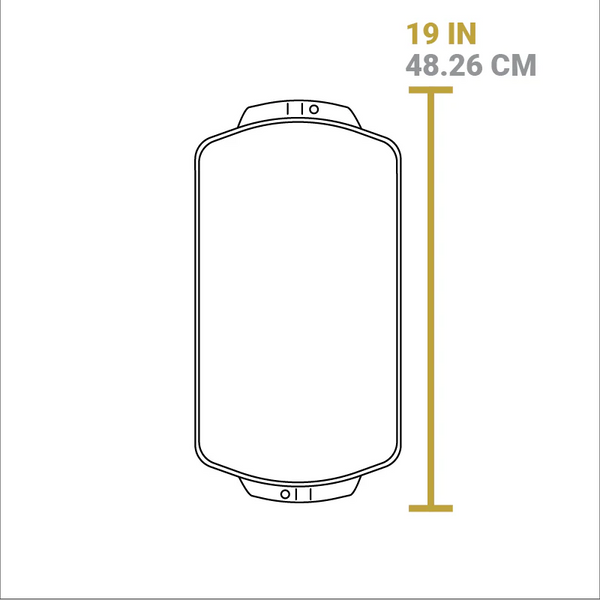 LODGE Μαντεμένια Πλάκα / Σχάρα Δύο Οψεων 48x24 εκ.