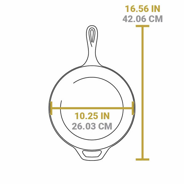 Μαντεμένιο Βαθύ τηγάνι 26 Cm | 3 Lt