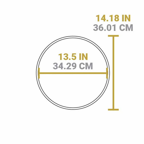 Βαθιά Μαντεμένια Γάστρα Camping 9.5Lt | 35.56cm
