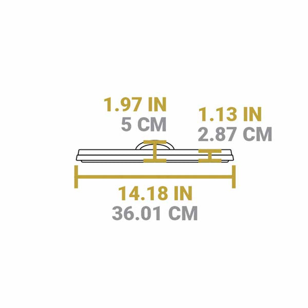 Βαθιά Μαντεμένια Γάστρα Camping 9.5Lt | 35.56cm