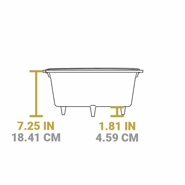 Βαθιά Μαντεμένια Γάστρα Camping 9.5Lt | 35.56cm