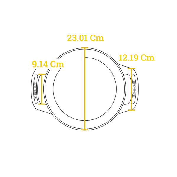 Pentola in ghisa USA Enamel™ da 2,8 litri con rivestimento in porcellana smaltata, Cloud Nine