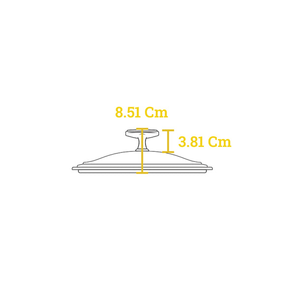 Pentola in ghisa USA Enamel™ da 2,8 litri con rivestimento in porcellana smaltata, ciliegina sulla parte superiore