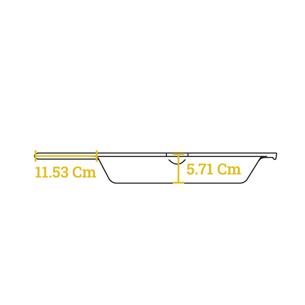  Snježna tava - tava od lijevanog željeza 30,48 cm