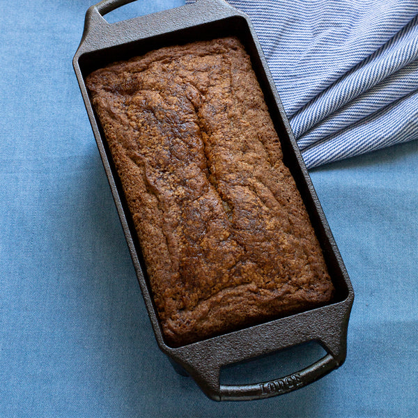 21.5 x 11.4 Cm Seasoned Cast Iron Loaf Pan