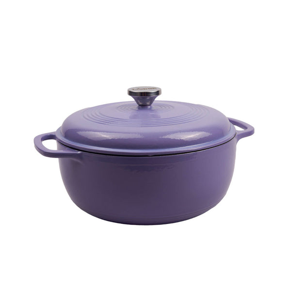 5.68 Lt Lilac Enameled Cast Iron Dutch Oven