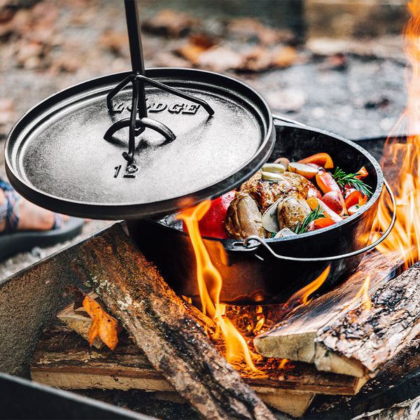 30.48Cm / 5.68Lt Cast Iron Camp Dutch Oven