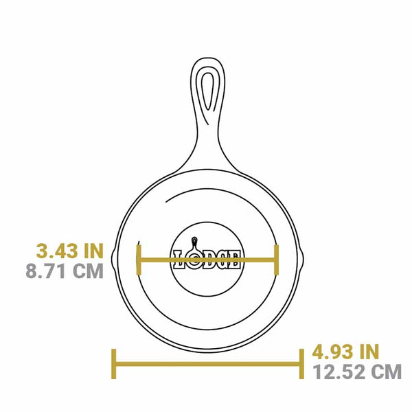 Μαντεμένιο τηγάνι 12.7 cm