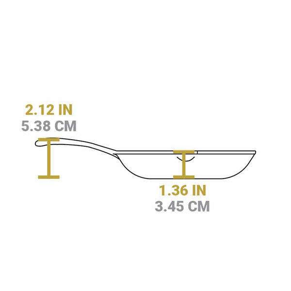 Μαντεμένιο Τηγάνι Chef Collection 20.5 Cm