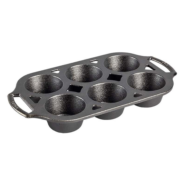 Cast Iron Muffin Pan with Silicone Grips