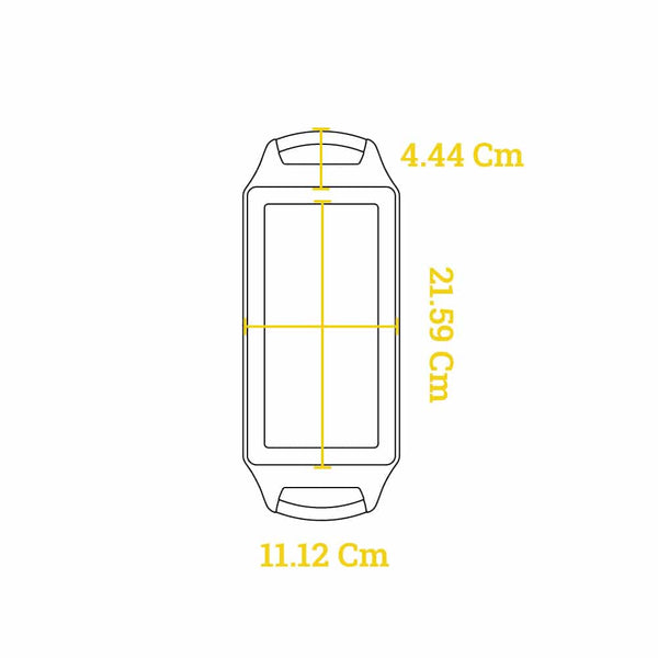 21.5 x 11.4 Cm Seasoned Cast Iron Loaf Pan + Silicone Grips