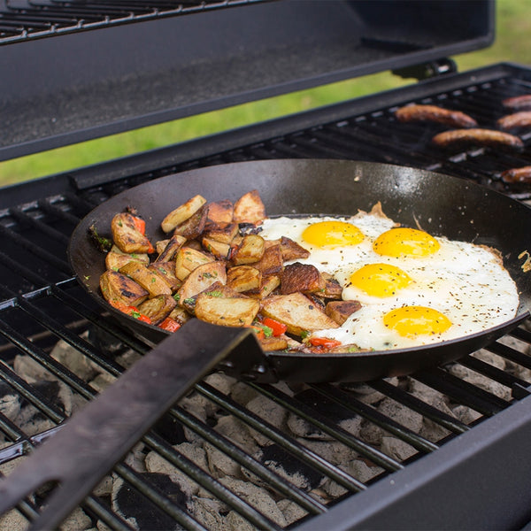 30.48 Cm Seasoned Carbon Steel Skillet - CRS12