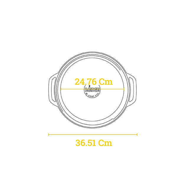 Εμαγιέ Μαντεμένια Κόκκινη Κατσαρόλα 3.4Lt - EC3CC43