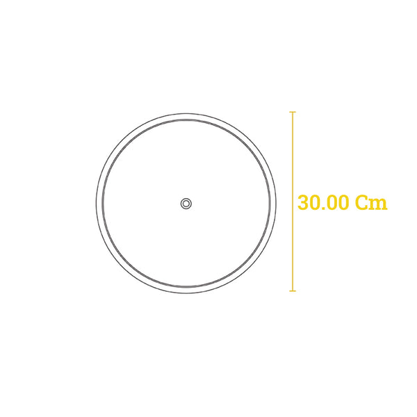 Εμαγιέ Μαντεμένια Λευκή Κατσαρόλα 3.4Lt - EC3CC13