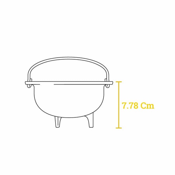 Μαντεμένιο Country Kettle 0.47lt Heat Treated - Lodge HCK