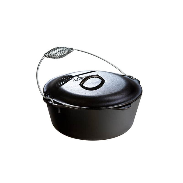 Casseruola in Ghisa 6,62 lt con Coperchio in Ghisa e Manico Inox - Lodge L10DO3 