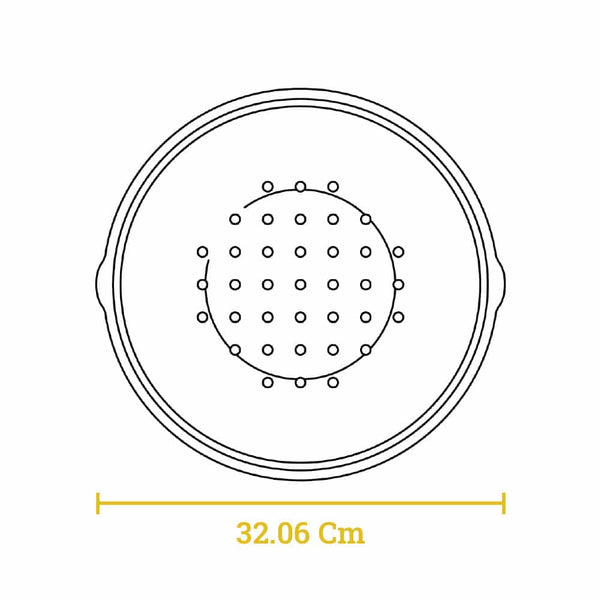 30.48 Cm Cast Iron Skillet Lid - L10SC3