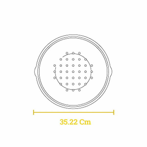 Pentola in ghisa Dutch Oven 8,52 lt con coperchio in ghisa e manico inox - Lodge L12DO3 