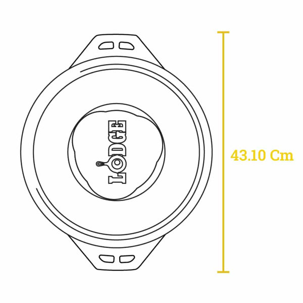  Posuđe od lijevanog željeza Cook-it-All™ 35,56 cm.