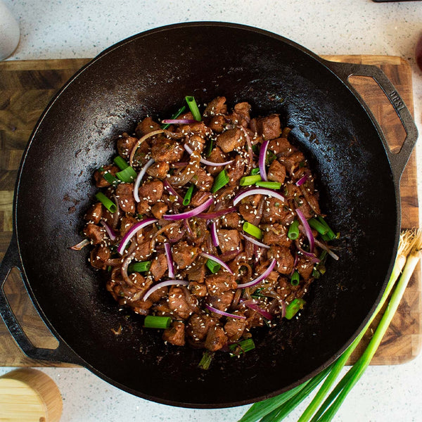 35.5Cm / 6.8Liter Cast Iron Wok