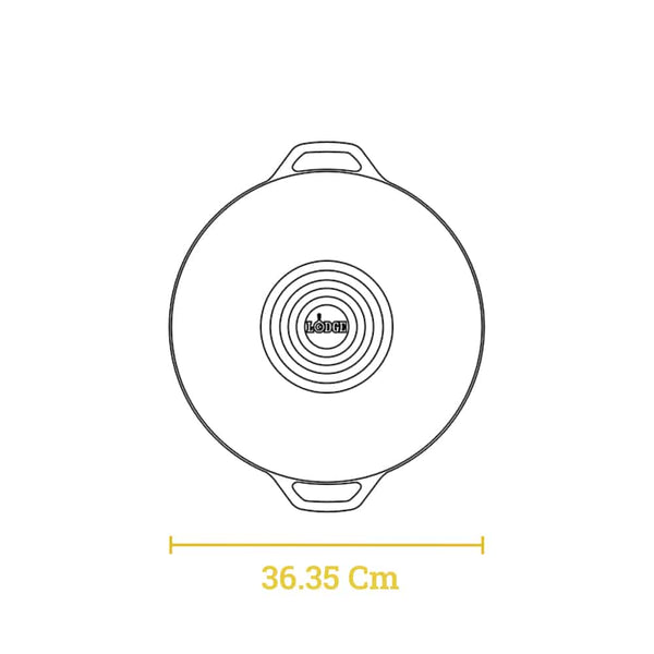 Μαντεμένιο Wok 6.8lt | 35.5εκ.