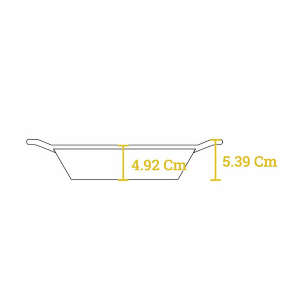 Padella in ghisa da 20,32 cm con 2 manici - Lodge L5RPL3 