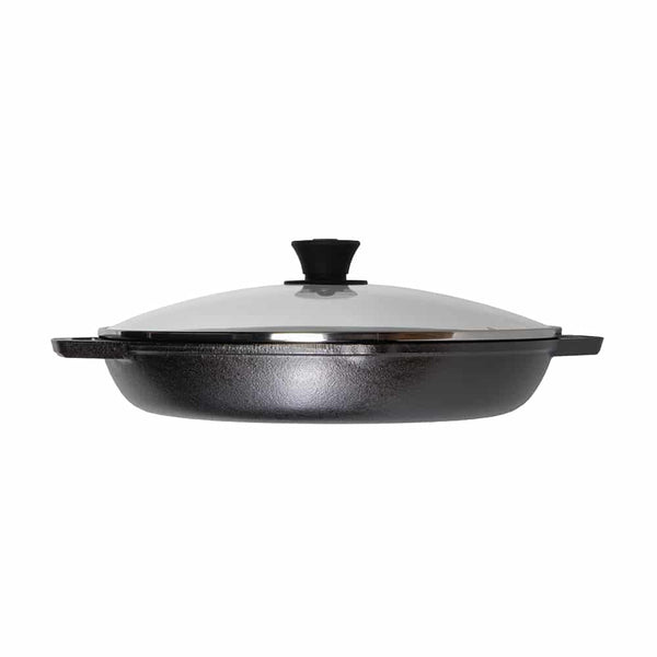 Μαντεμένιο Καθημερινό Τηγάνι με καπάκι Chef Collection 3lt / 30,5 εκ. - Lodge LC12EP