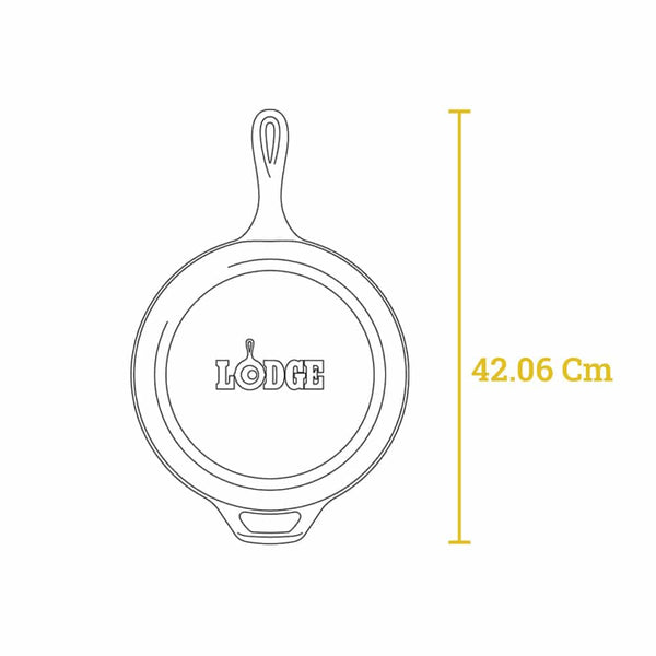 Combo 2 In 1 Padella In Ghisa 2,84 Lt Con Coperchio In Ghisa-Padella 26,04 Cm - LCC3 