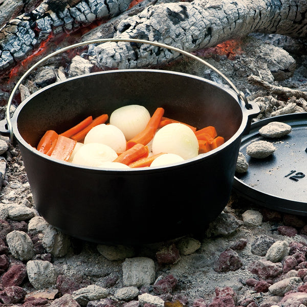 Pentola in Ghisa Dutch Oven da Campeggio 7,57 lt – Lodge L12DCO3 