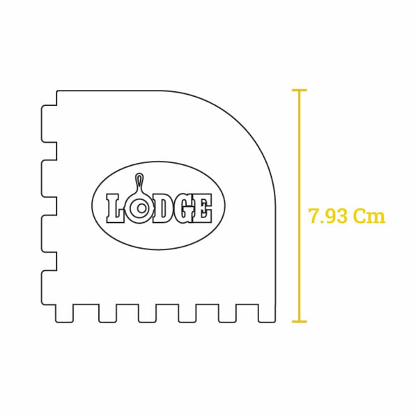 Set di 2 raschietti per la pulizia delle superfici in ghisa - Lodge Scrapercombo