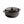 Load image into Gallery viewer, 5.68Lt Midnight Chrome Enameled Cast Iron Dutch Oven - EC6D18
